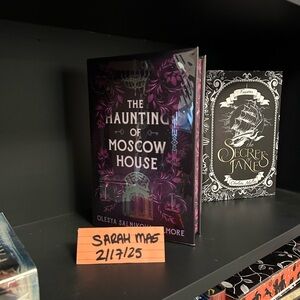 Locked library haunting of Moscow house - dust jacket cover